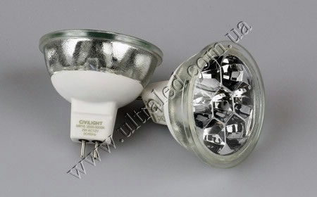 Лампа светодиодная MR16-CV-7SMD-2W (warm white)