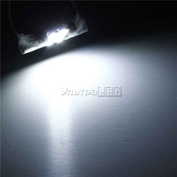 Лампа светодиодная освещения салона T10x31 4 SMD (white)