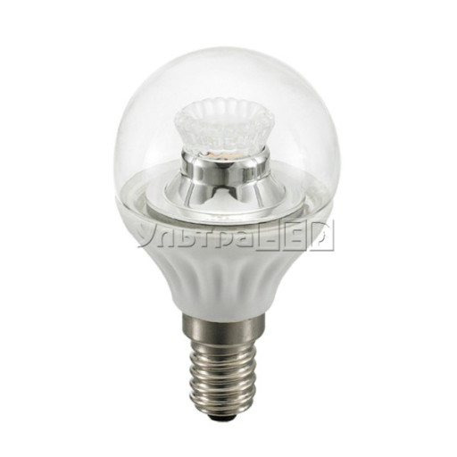 Лампа светодиодная CIVILIGHT E14-4W Flora clear (warm white) (P45 WP25V4)