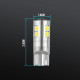 Лампа светодиодная передних габаритов T10-9SMD-3030-S (white)