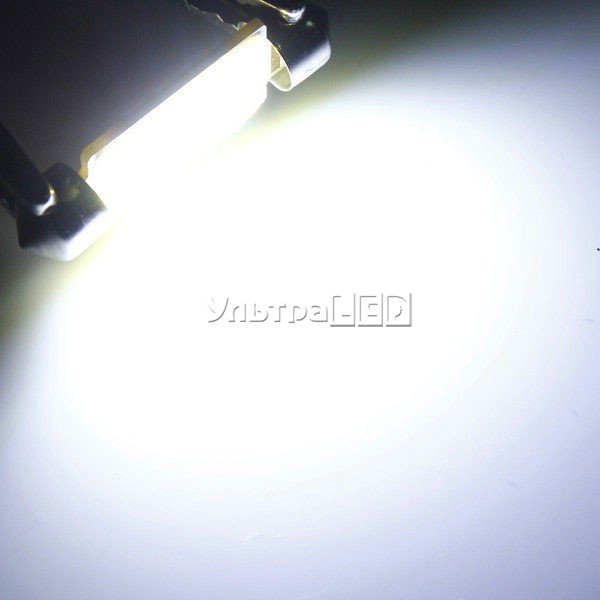 Лампа светодиодная освещения салона T10x36 COB (white)