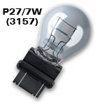 Лампа накаливания P27_7W (3157)