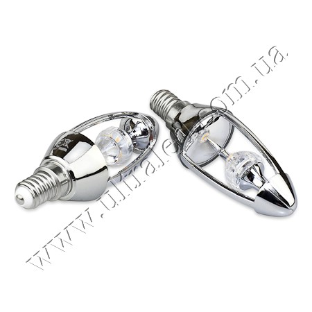 Лампа светодиодная CIVILIGHT E14-CV-5.5W Diamond candle (warm white)
