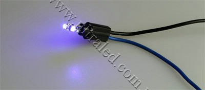Лампа светодиодная подсветки приборной панели T5-3SMD-1210 (blue)