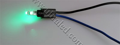 Лампа светодиодная подсветки приборной панели T5-3SMD-1210 (green)