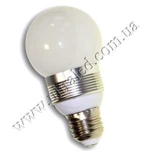 Світлодіодна лампа E27-FX60-200 3x1W (white)