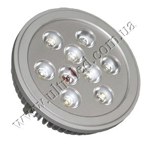 Лампа світлодіодна AR111 G53 9x1W (warm white)