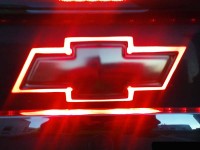 Автозначек с подсветкой на Chevrolet Lacetti, Aveo