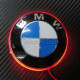 Автозначек с подсветкой на Skoda, BMW