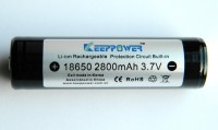Аккумулятор Keeppower 2800mAh (Samsung ICR18650-28A) защищенный