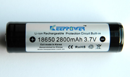 Акумулятор Keeppower 2800mAh (Samsung ICR18650-28A) захищений