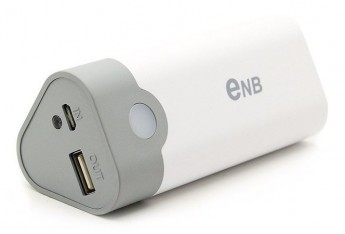 USB мобильное зарядное устройство ENB 18650 1A, до 3 аккумуляторов (павербанк) 