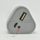 USB мобільний зарядний пристрій ENB 18650 1A, до 3 акумуляторів (павербанк)