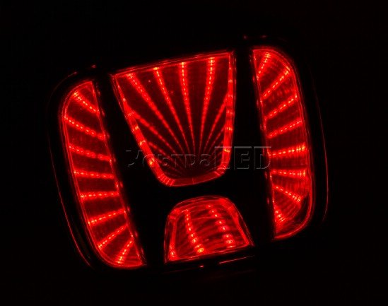 Автозначек с подсветкой на Honda