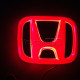 Автозначек с подсветкой на Honda