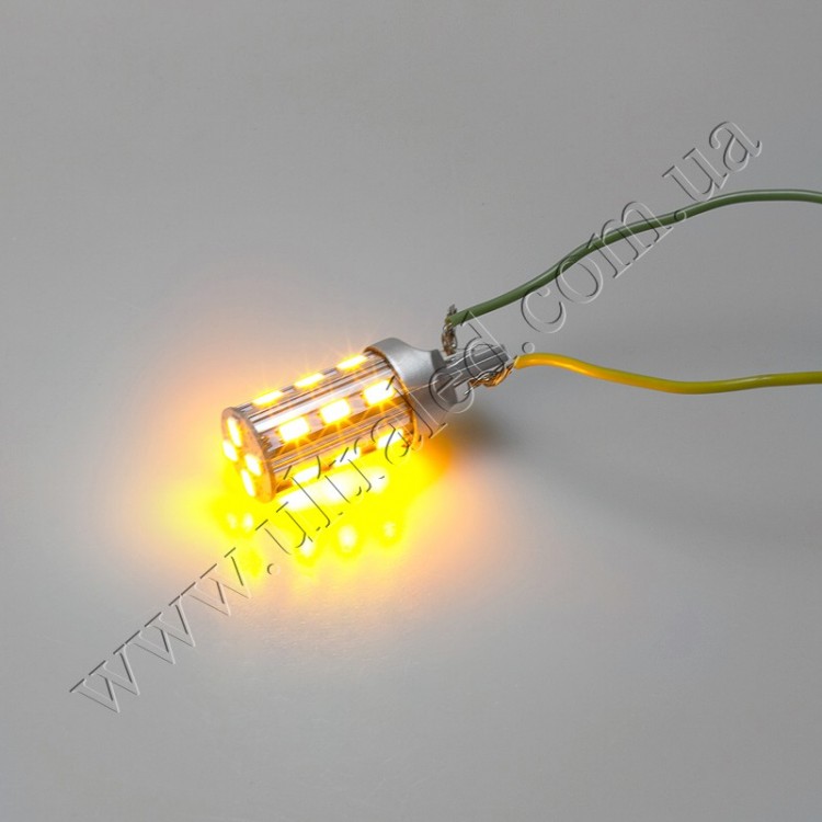 Лампа світлодіодна ГАБАРИТ-ПОВОРІТ 7443-22SMD-5630 (white&yellow)