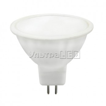 Лампа светодиодная CIVILIGHT MR16-6W-12V (warm white) (MR16 W2F11P6) Цена указана за: шт. Применяемость: внутреннее освещение Световой поток: 450 Люмен Цвет свечения: белый теплый Тип лампы (код): MR16