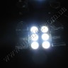 Лампа светодиодная освещения салона T10x31 6 SMD (white) - t10x31-6smd_white.jpg