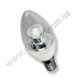 Світлодіодна лампа E14-CV-4W Cristall candle (warm white)