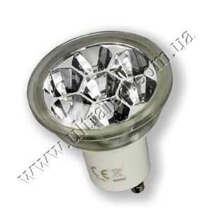 Лампа светодиодная GU10-CV-7SMD-2W (warm white) Применяемость: внутреннее освещениеСветовой поток: 115 ЛюменЦвет свечения: белый теплыйТип лампы (код): GU10