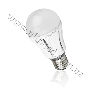 Лампа светодиодная CIVILIGHT E27-FLORA 10W (warm white) (A60 W2F60V10) Применяемость: внутреннее освещение Световой поток: 810 Люмен Цвет свечения: белый теплый Тип лампы (код): Е27