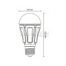 Лампа светодиодная CIVILIGHT E27-FLORA 10W (warm white) (A60 W2F60V10) - Лампа светодиодная CIVILIGHT E27-FLORA 10W (warm white) (A60 W2F60V10)