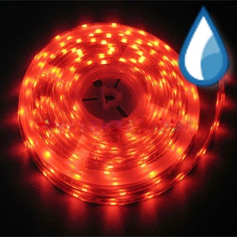 Светодиодная лента RISHANG LED SMD 3528, 60шт/м, IP64 (влагозащ.), красный Цена указана за: метр Применяемость: наружное освещение Световой поток: 330 Лм/м. Цвет свечения: красный