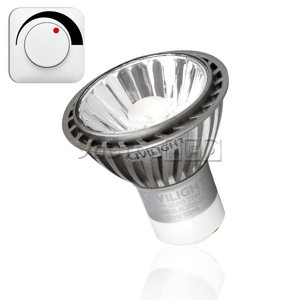 Світлодіодна лампа CIVILIGHT GU10-7W-HLDM Dimmable (warm white) (DGU10 WP01T7)