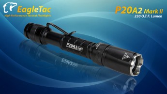 EagleTac P20A2 MKII (2xAA, XP-G R5, 290 люмен) Обновленная версия популярного фонаря EagleTac P20A2. Компактный 
фонарь на широко доступных элементах питания АА усовершенствован, и 
теперь он еще ярче, функциональнее и имеет более длительное время 
работы.