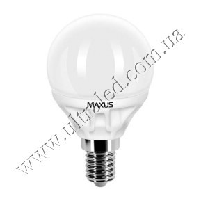 Лампа светодиодная Maxus E14-4W (warm white) 1-LED-255 Применяемость: внутреннее освещение Световой поток: 350 Люмен Цвет свечения: белый теплый Тип лампы (код): Е14