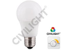 Лампа светодиодная CIVILIGHT E27-7W Dimmable (warm white) (DA60 K2F40T7EC)