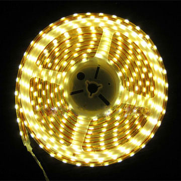 Светодиодная лента RISHANG LED SMD 3528, 120шт/м, IP33, желтый
