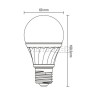 Лампа светодиодная CIVILIGHT E27-8W (warm white) (A60 K2F60T8) - Лампа светодиодная CIVILIGHT E27-8W (warm white) (A60 K2F60T8)