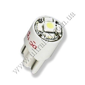 Лампа светодиодная передних габаритов T10-1-4SMD (white)
