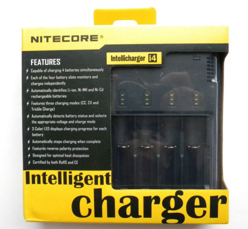 Зарядний пристрій Li-Ion/Ni-Mh Nitecore Intellicharge i4 V2