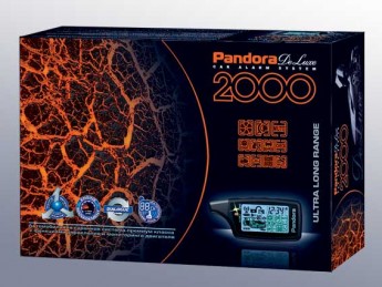 Pandora DeLuxe 2000 Современная автомобильная охранно-противоугонная система с обратной связью, с двумя ЖК-брелоками в комплекте, многоканальным радиотрактом и диалоговой защитой радиоканала с индивидуальным ключом шифрования для каждого экземпляра длиной 80 бит.                     