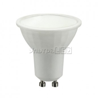 Лампа светодиодная CIVILIGHT GU10-5W (warm white) (GU10 WF10T5) Цена указана за: шт. Применяемость: внутреннее освещение Световой поток: 350 Люмен Цвет свечения: белый теплый Тип лампы (код): GU10