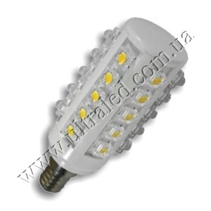 Лампа светодиодная E14-30SF-300 (warm white) Применяемость: внутреннее освещение													Световой поток: 300 Люмен													Цвет свечения: белый теплый													Тип цоколя : Е14