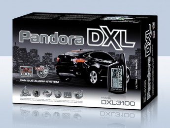 Pandora DXL 3100 Автомобильная охранная система премиум класса с встроенным контроллером 
CAN-шины. Модель оптимизирована для ускоренного монтажа в автосалонах 
без возможности реализации автоматического и дистанционного запуска 
двигателя.