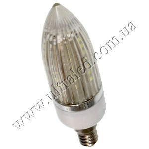 Лампа светодиодная E14-56SMD-250 (warm white)