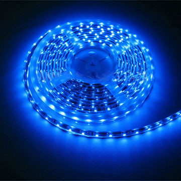 Світлодіодна стрічка RISHANG LED SMD 5050, 30шт/м, IP33 (без вологозахисту), синій