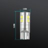 Лампа светодиодная передних габаритов T10-9SMD-3030-S (white) - Лампа светодиодная передних габаритов T10-9SMD-3030-S (white)