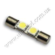 Лампа светодиодная освещения салона T6x28 2 SMD (white)