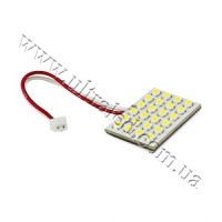 Лампа светодиодная освещения салона Matrix SMD-3020 Leds 4x6 (warm white)