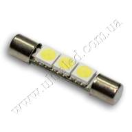 Лампа светодиодная освещения салона T6x31 3 SMD (white)