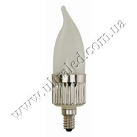 Лампа светодиодная E14-LM candle (warm white)
