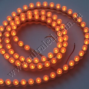 Светодиодная лента DWF-Y влагозащитная бокового свечения (1м 96 диодов) Цена указана за: шт. Применяемость: наружное освещение Световой поток: 200 Лм/м. Цвет свечения: оранжевый Возможна продажа 0.5метра