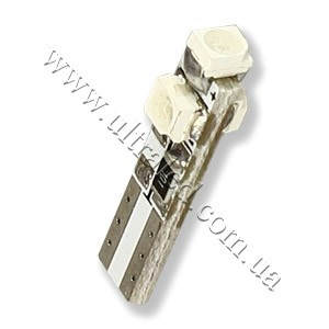 Лампа светодиодная подсветки приборной панели T5-3SMD-1210 (blue) Применяемость: подсветка приборов, кнопок Световой поток: 18 Люмен Цвет свечения: синий Тип лампы (код): W2.3W (2721,2722,2723)