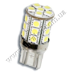Лампа светодиодная ЗАДНИЙ ХОД 7440-24SMD (white) Применяемость: задний ход Световой поток: 110 Люмен Цвет свечения: белый Тип цоколя : 7440