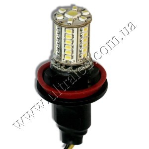 Лампа светодиодная в ПТФ H11-36/7SMD (white) Применяемость: передний ПТФ Световой поток: 200 Люмен Цвет свечения: белый Тип лампы (код): H11 (64211)  